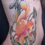 photo goldfish tattoo 04.01.2019 №280 - goldfish tattoo idea - tattoovalue.net