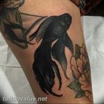 photo goldfish tattoo 04.01.2019 №284 - goldfish tattoo idea - tattoovalue.net