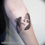 photo goldfish tattoo 04.01.2019 №296 - goldfish tattoo idea - tattoovalue.net