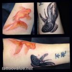 photo goldfish tattoo 04.01.2019 №302 - goldfish tattoo idea - tattoovalue.net