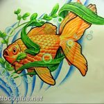 photo goldfish tattoo 04.01.2019 №307 - goldfish tattoo idea - tattoovalue.net