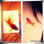 photo goldfish tattoo 04.01.2019 №354 - goldfish tattoo idea - tattoovalue.net