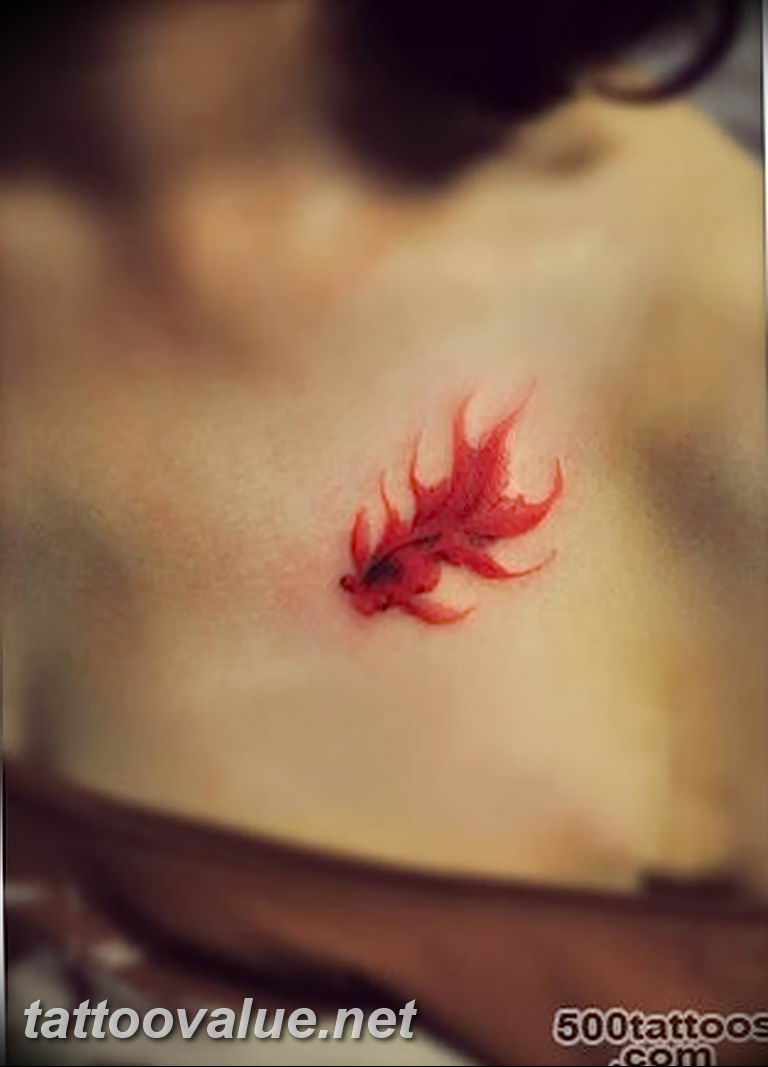 photo goldfish tattoo 04.01.2019 №381 - goldfish tattoo idea - tattoovalue.net