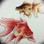 photo goldfish tattoo 04.01.2019 №383 - goldfish tattoo idea - tattoovalue.net