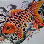 photo goldfish tattoo 04.01.2019 №392 - goldfish tattoo idea - tattoovalue.net