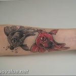 photo goldfish tattoo 04.01.2019 №398 - goldfish tattoo idea - tattoovalue.net