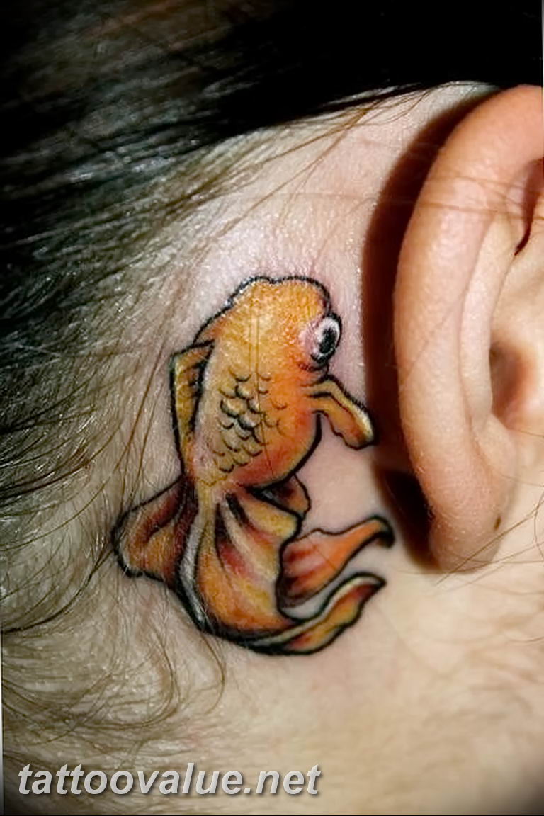 photo goldfish tattoo 04.01.2019 №400 - goldfish tattoo idea - tattoovalue.net