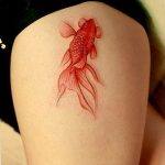 photo goldfish tattoo 04.01.2019 №402 - goldfish tattoo idea - tattoovalue.net