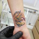 photo goldfish tattoo 04.01.2019 №410 - goldfish tattoo idea - tattoovalue.net
