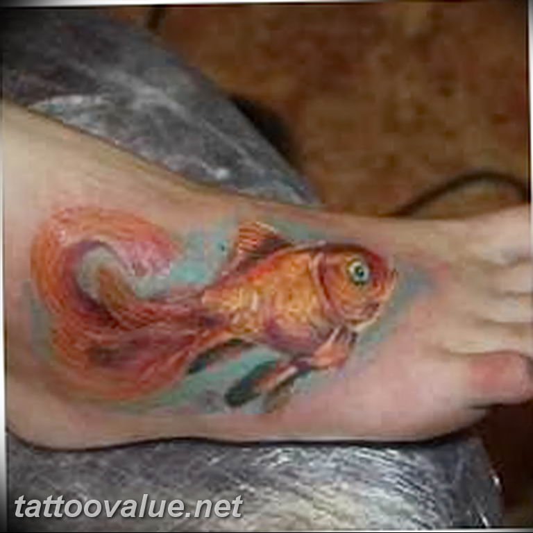 photo goldfish tattoo 04.01.2019 №417 - goldfish tattoo idea - tattoovalue.net