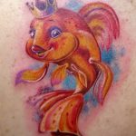 photo goldfish tattoo 04.01.2019 №420 - goldfish tattoo idea - tattoovalue.net