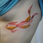 photo goldfish tattoo 04.01.2019 №436 - goldfish tattoo idea - tattoovalue.net