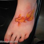 photo goldfish tattoo 04.01.2019 №449 - goldfish tattoo idea - tattoovalue.net