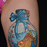 photo goldfish tattoo 04.01.2019 №451 - goldfish tattoo idea - tattoovalue.net