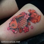 photo goldfish tattoo 04.01.2019 №452 - goldfish tattoo idea - tattoovalue.net