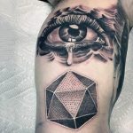 photo of eye tattoo Horus 22.01.2019 №253 - drawing tattoo god Horus Eye - tattoovalue.net