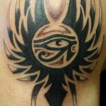 photo of eye tattoo Horus 22.01.2019 №459 - drawing tattoo god Horus Eye - tattoovalue.net