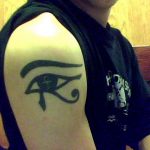photo of eye tattoo Horus 22.01.2019 №522 - drawing tattoo god Horus Eye - tattoovalue.net