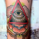 photo of eye tattoo Horus 22.01.2019 №588 - drawing tattoo god Horus Eye - tattoovalue.net