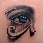 photo of eye tattoo Horus 22.01.2019 №592 - drawing tattoo god Horus Eye - tattoovalue.net