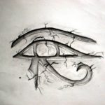 photo of eye tattoo Horus 22.01.2019 №634 - drawing tattoo god Horus Eye - tattoovalue.net