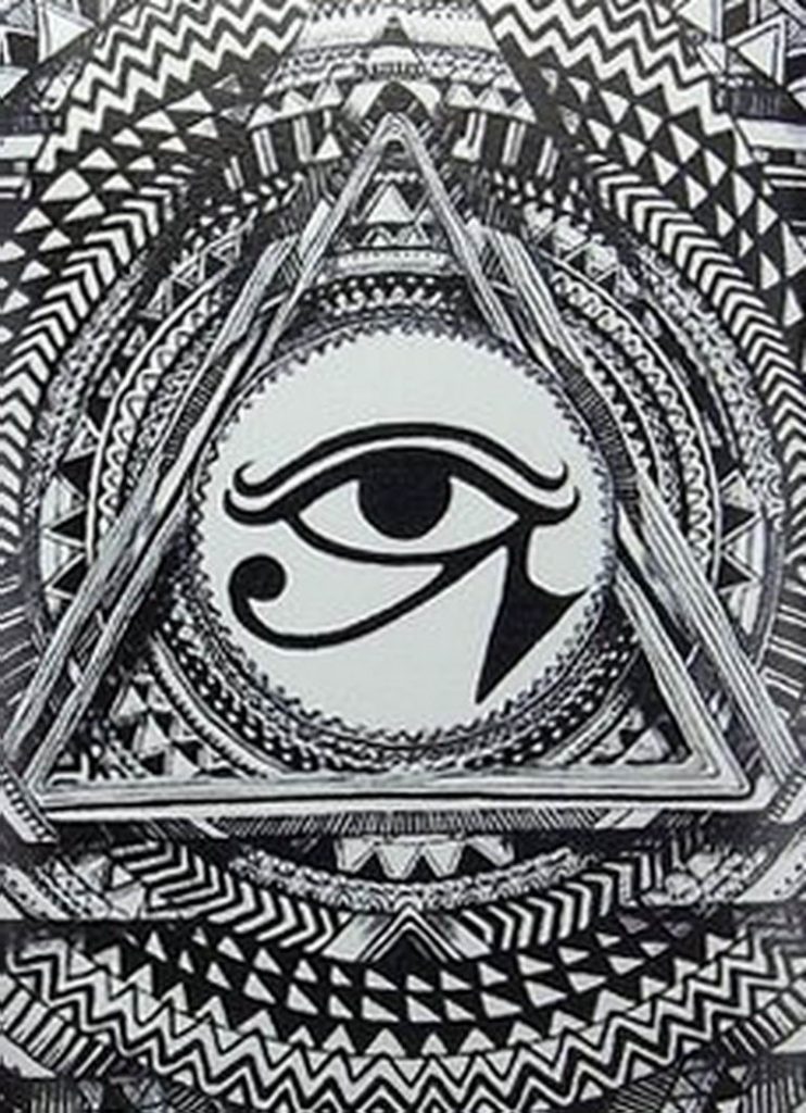 photo of eye tattoo Horus 22.01.2019 №776 - drawing tattoo god Horus ...