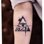 photo of eye tattoo Horus 22.01.2019 №003 - drawing tattoo god Horus Eye - tattoovalue.net