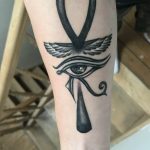 photo of eye tattoo Horus 22.01.2019 №012 - drawing tattoo god Horus Eye - tattoovalue.net