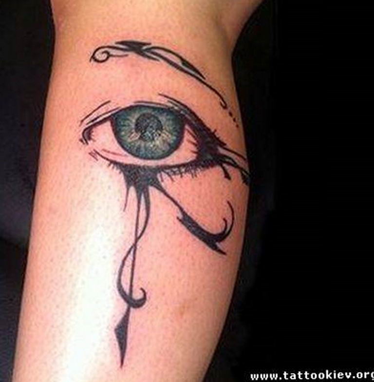 photo of eye tattoo Horus 22.01.2019 №013 - drawing tattoo god Horus Eye - tattoovalue.net