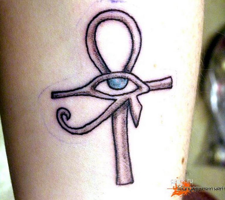 photo of eye tattoo Horus 22.01.2019 №022 - drawing tattoo god Horus Eye - tattoovalue.net
