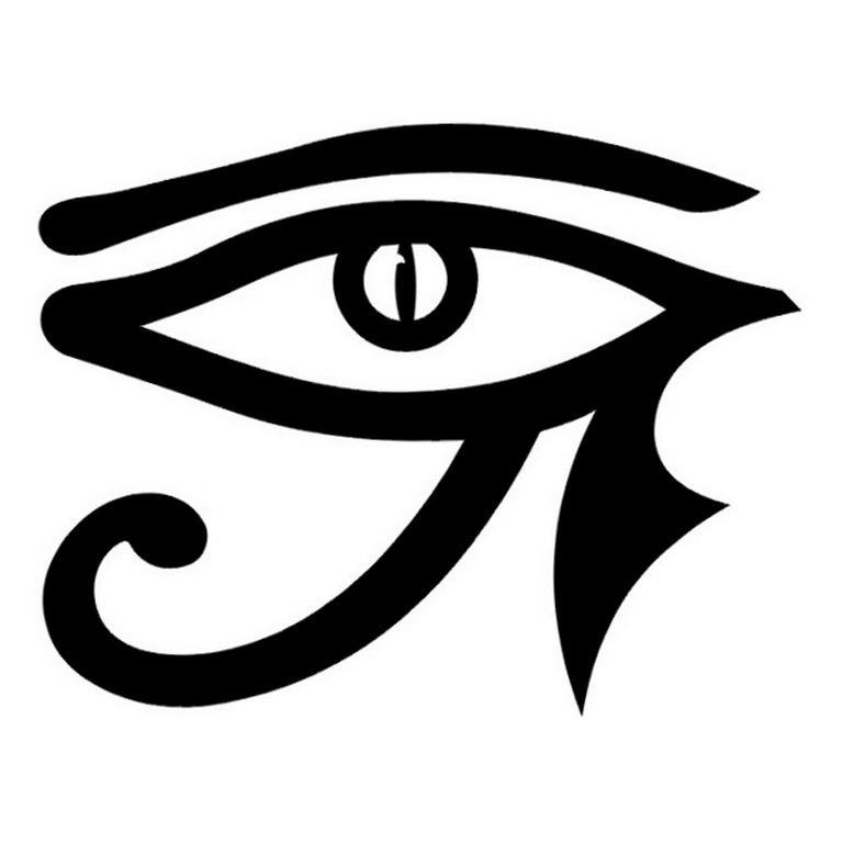 photo of eye tattoo Horus 22.01.2019 №031 - drawing tattoo god Horus Eye - tattoovalue.net