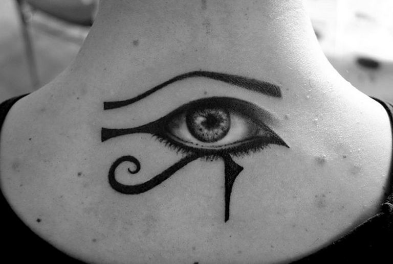 photo of eye tattoo Horus 22.01.2019 №034 - drawing tattoo god Horus Eye - tattoovalue.net