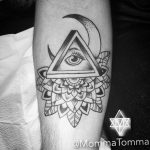 photo of eye tattoo Horus 22.01.2019 №039 - drawing tattoo god Horus Eye - tattoovalue.net