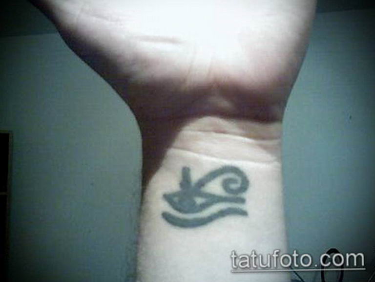 photo of eye tattoo Horus 22.01.2019 №045 - drawing tattoo god Horus Eye - tattoovalue.net