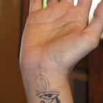 photo of eye tattoo Horus 22.01.2019 №054 - drawing tattoo god Horus Eye - tattoovalue.net