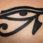 photo of eye tattoo Horus 22.01.2019 №061 - drawing tattoo god Horus Eye - tattoovalue.net