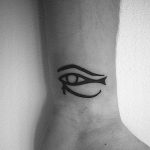 photo of eye tattoo Horus 22.01.2019 №064 - drawing tattoo god Horus Eye - tattoovalue.net