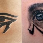 photo of eye tattoo Horus 22.01.2019 №067 - drawing tattoo god Horus Eye - tattoovalue.net