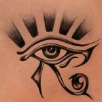 photo of eye tattoo Horus 22.01.2019 №068 - drawing tattoo god Horus Eye - tattoovalue.net