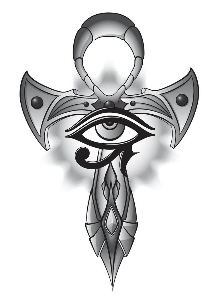 photo of eye tattoo Horus 22.01.2019 №070 - drawing tattoo god Horus Eye - tattoovalue.net