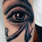 photo of eye tattoo Horus 22.01.2019 №072 - drawing tattoo god Horus Eye - tattoovalue.net