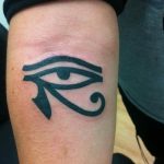 photo of eye tattoo Horus 22.01.2019 №074 - drawing tattoo god Horus Eye - tattoovalue.net