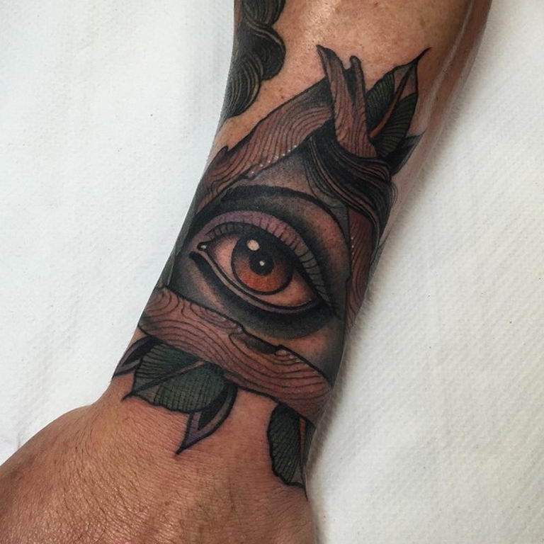photo of eye tattoo Horus 22.01.2019 №080 - drawing tattoo god Horus Eye - tattoovalue.net