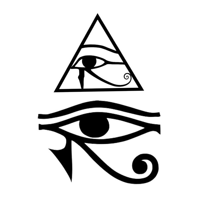 photo of eye tattoo Horus 22.01.2019 №081 - drawing tattoo god Horus Eye - tattoovalue.net