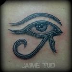 photo of eye tattoo Horus 22.01.2019 №084 - drawing tattoo god Horus Eye - tattoovalue.net