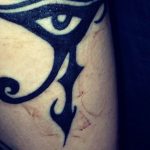 photo of eye tattoo Horus 22.01.2019 №090 - drawing tattoo god Horus Eye - tattoovalue.net