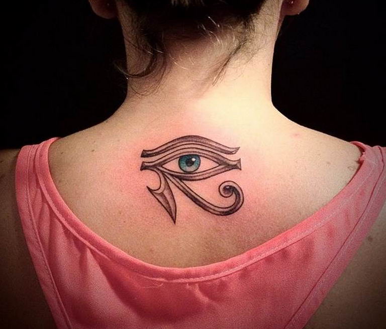 photo of eye tattoo Horus 22.01.2019 №093 - drawing tattoo god Horus Eye - tattoovalue.net