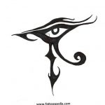 photo of eye tattoo Horus 22.01.2019 №101 - drawing tattoo god Horus Eye - tattoovalue.net