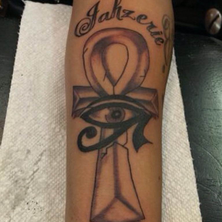 photo of eye tattoo Horus 22.01.2019 №108 - drawing tattoo god Horus Eye - tattoovalue.net