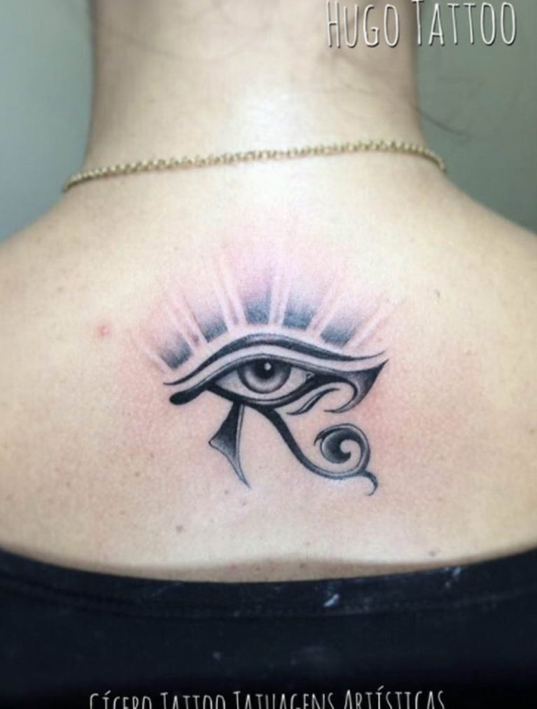 photo of eye tattoo Horus 22.01.2019 №110 - drawing tattoo god Horus Eye - tattoovalue.net